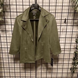 Olive Green Women's Blazer Jacket B222